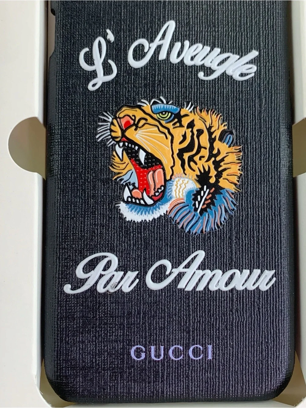 Gucci New Tiger 'L'Aveugle‎ Par Amour' iPhone 6 Case